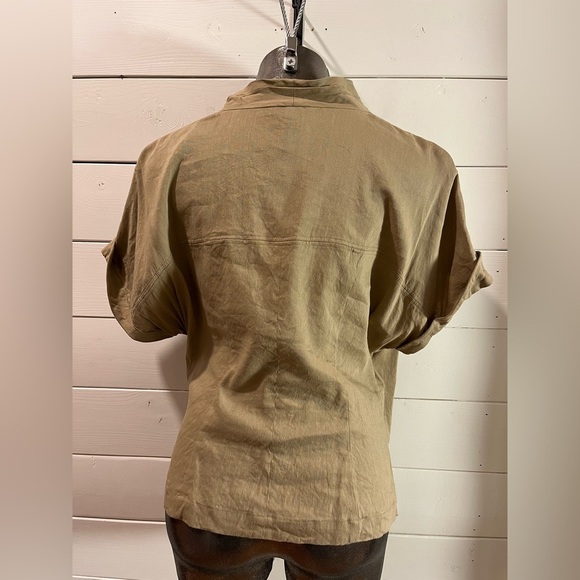 MARCCAIN – Blouse cache-cœur tan – Taille N6/12 - Picture 11 of 12